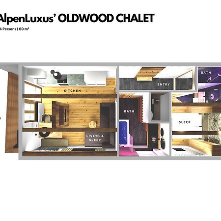 Oldwood Chalet - Balcony & Car Park By Alpenluxus Appartements Fügen Kültér fotó